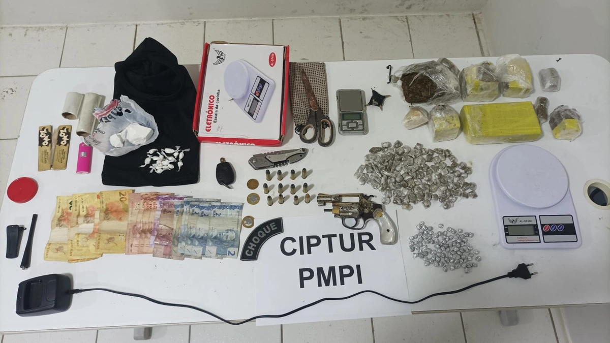 Polícia Militar apreende grande quantidade de drogas em Luís Correia