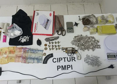 Polícia Militar apreende grande quantidade de drogas em Luís Correia