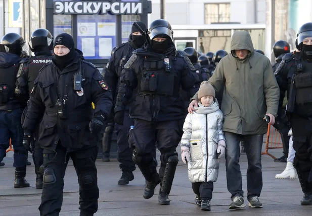 Policiais russos