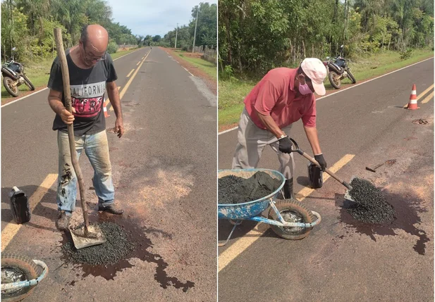 Prefeitura de Nossa Senhora de Nazaré restaura PI - 320