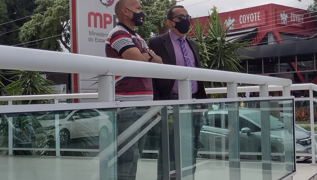 Promotor Chico de Jesus recepcionou dirigentes do Sindserm