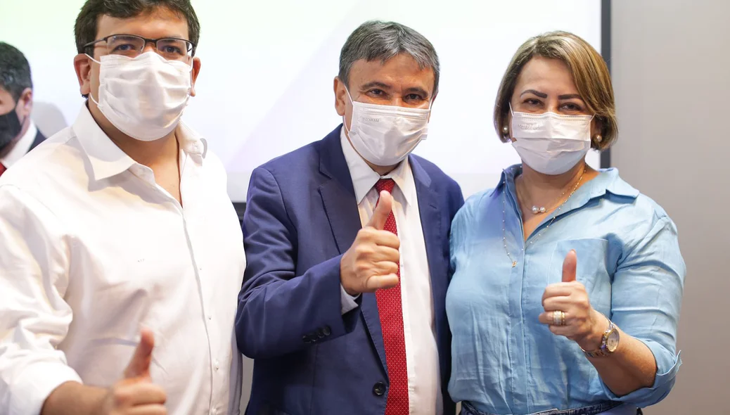 Rafael Fonteles, Wellington Dias e Jussara Lima