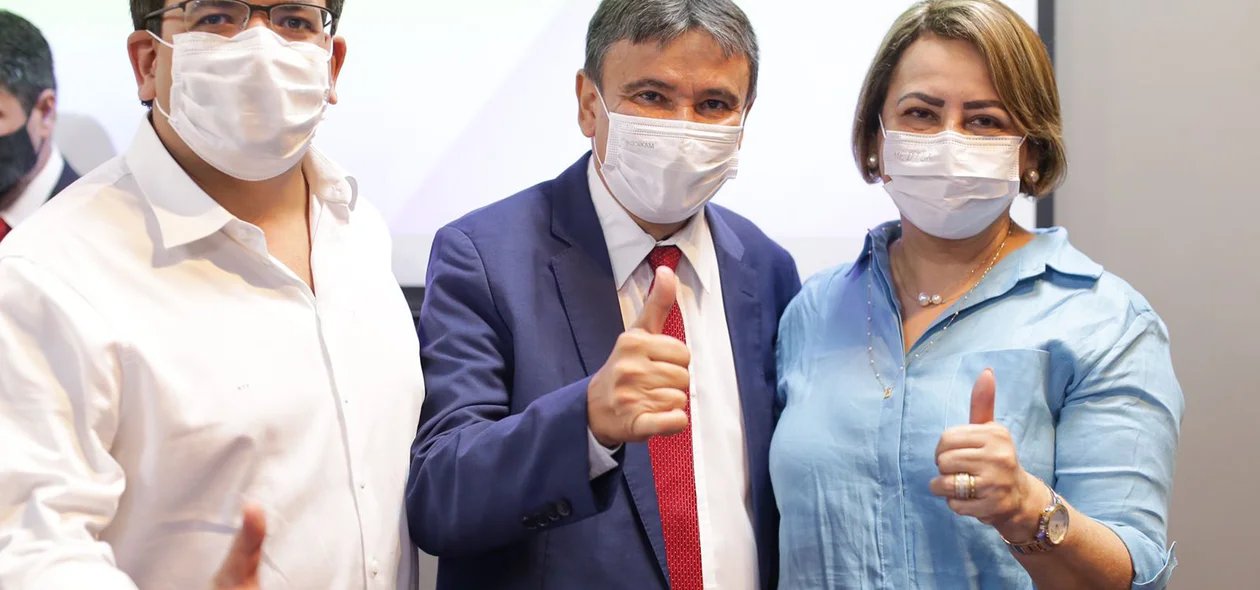 Rafael Fonteles, Wellington Dias e Jussara Lima