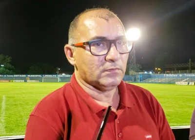 Rubens Gomes, presidente do Fla-PI após o rebaixamento da equipe