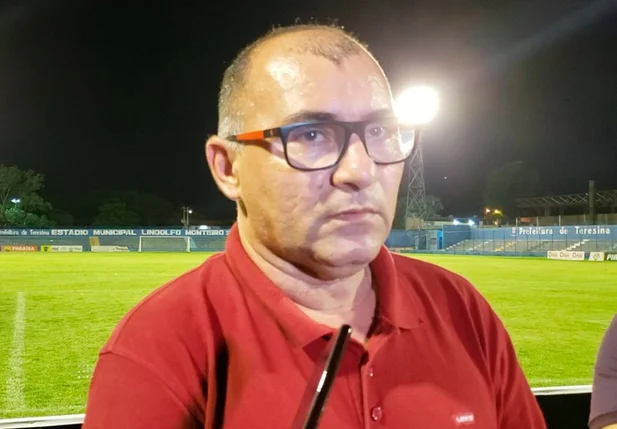 Rubens Gomes, presidente do Fla-PI após o rebaixamento da equipe