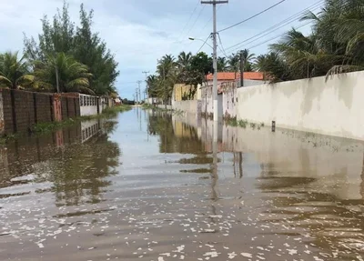 Situação de Luís Correia após chuvas