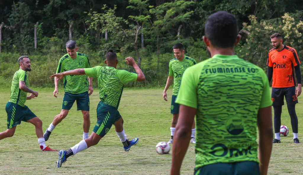 Treino do Fluminense-PI