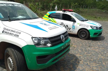 Viatura da Polícia Militar de Castelo do Piauí