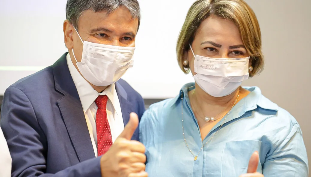 Wellington Dias e Jussara Lima