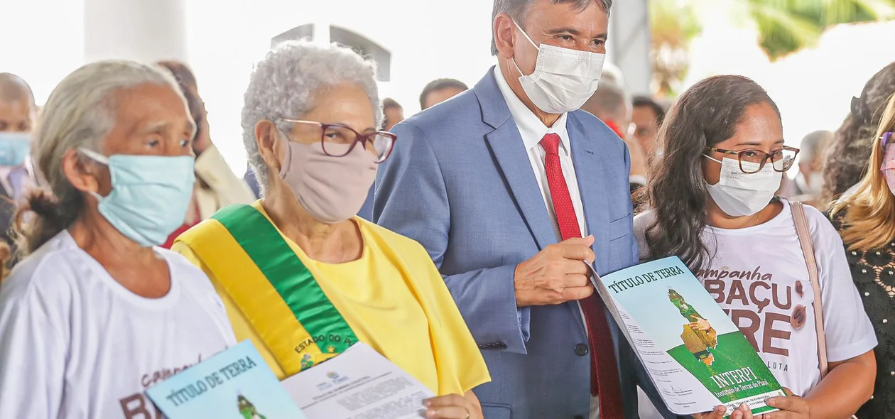 Wellington Dias e Regina Sousa disponibilizam título de terra
