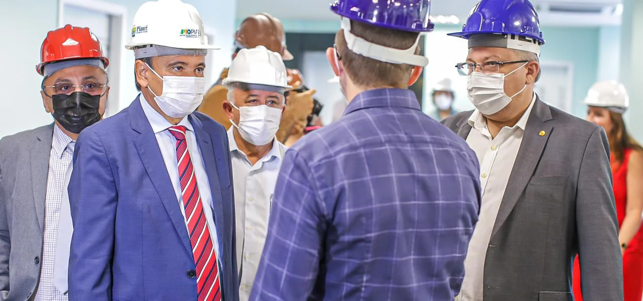 Wellington Dias em vista à obra da Nova Maternidade