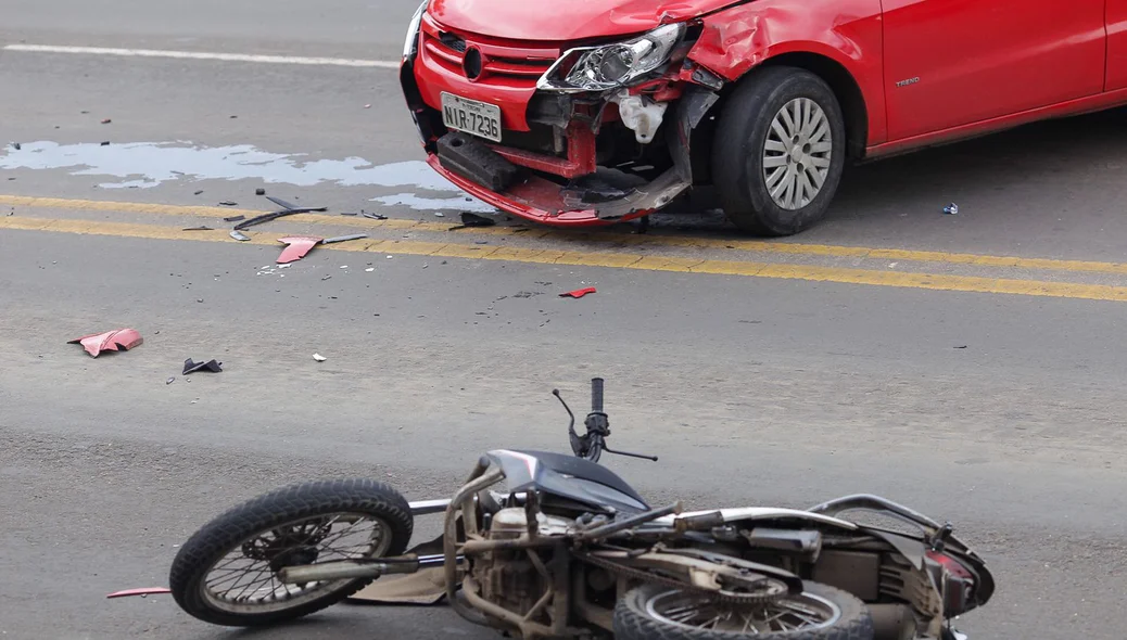 A colisão ocorreu por volta de 15h20