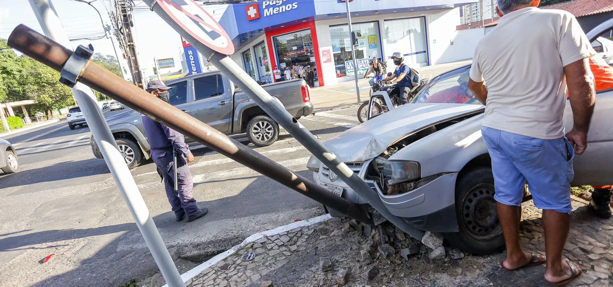 Acidente na zona leste de Teresina