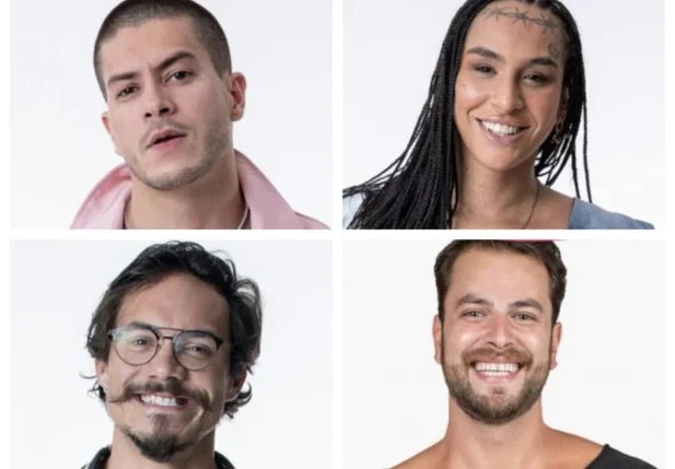 Arthur, Linn, Eli e Gustavo estão no Paredão Falso do BBB 22