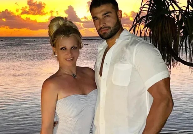 Britney e seu noivo, Sam Asghari