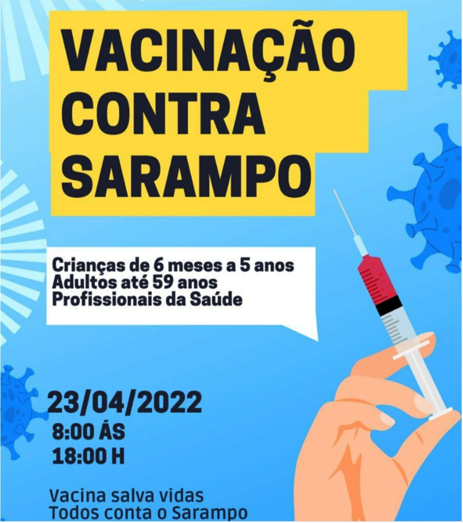 Campanha alerta sobre vacinação contra o Sarampo