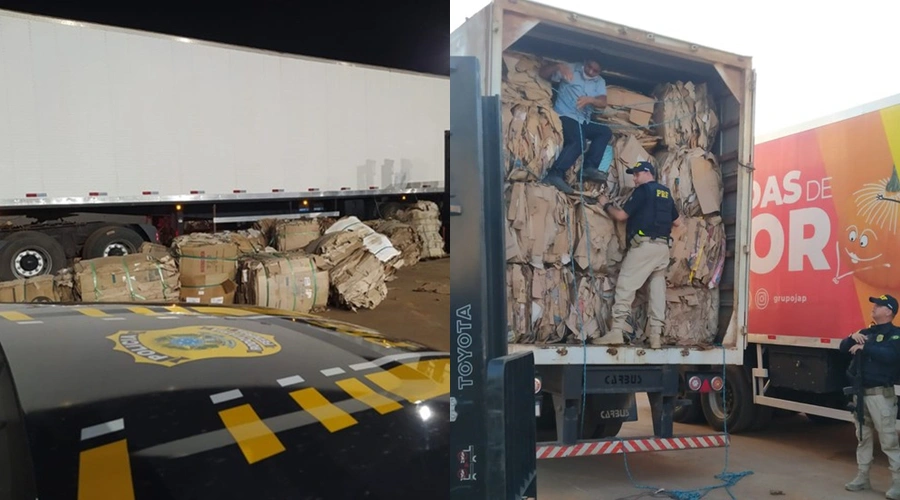Carga de cigarros contrabandeados é apreendida em Picos