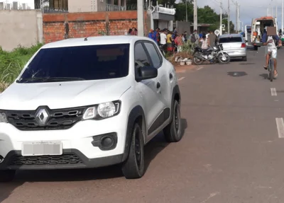 Carro de passeio que atropelou adolescente na zona leste de Teresina