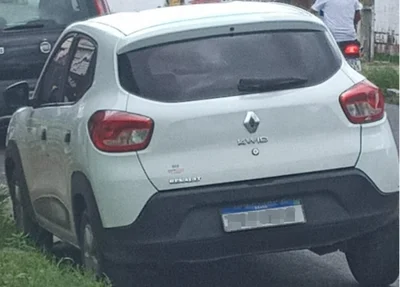 Carro do acusado de importunação sexual