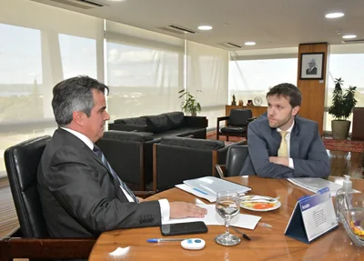 Ciro Nogueira e ministro Daniel Ferreira