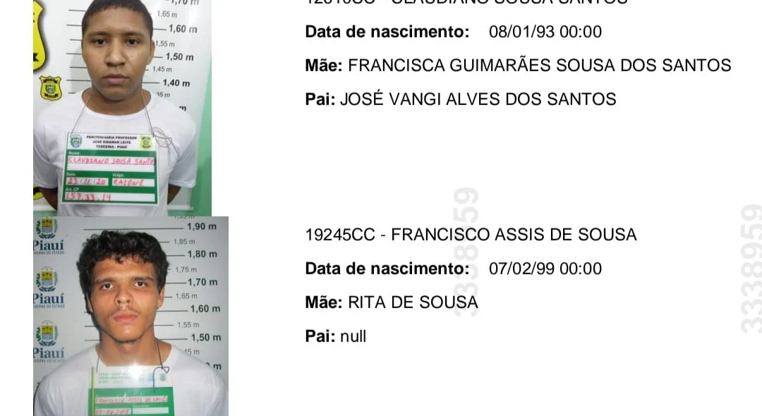 Claudiano Sousa Santos e Francisco Assis de Sousa