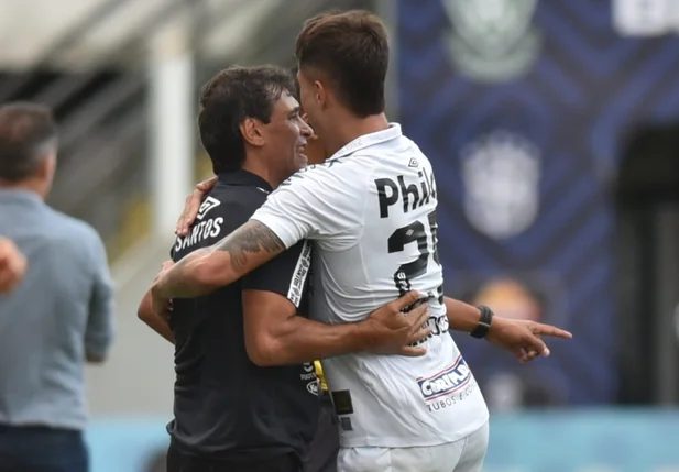 Com gol de Marcos Leonardo e dois de Vinicius Zanocelo, o Santos bateu o América-MG na Vila Belmiro