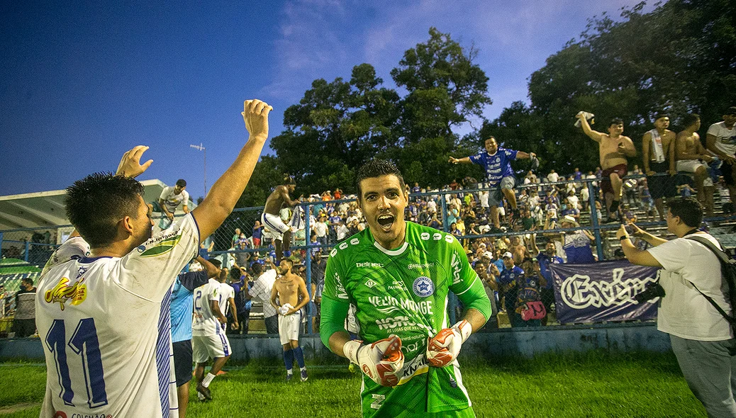 Comemoração dos jogadores
