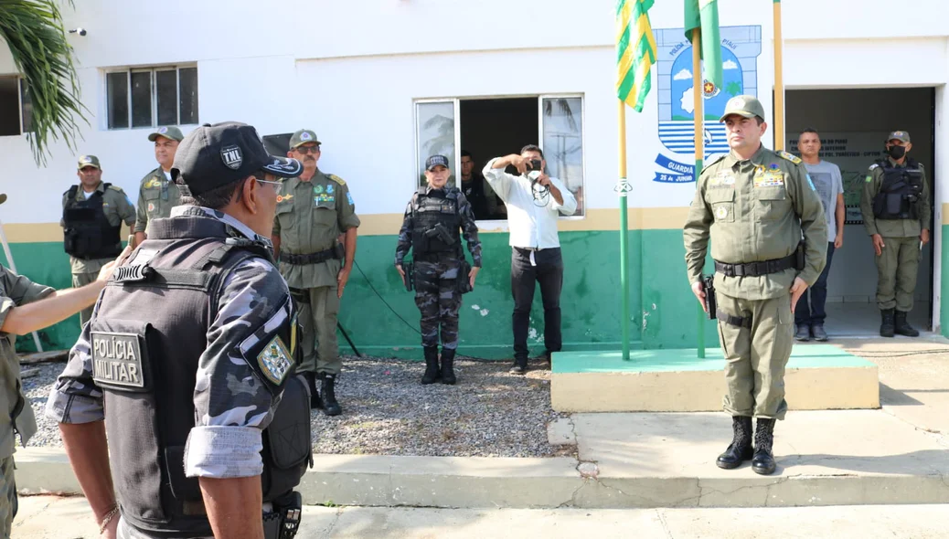 Coronel Scheiwann Lopes fez a passagem do comando de Luís Correia