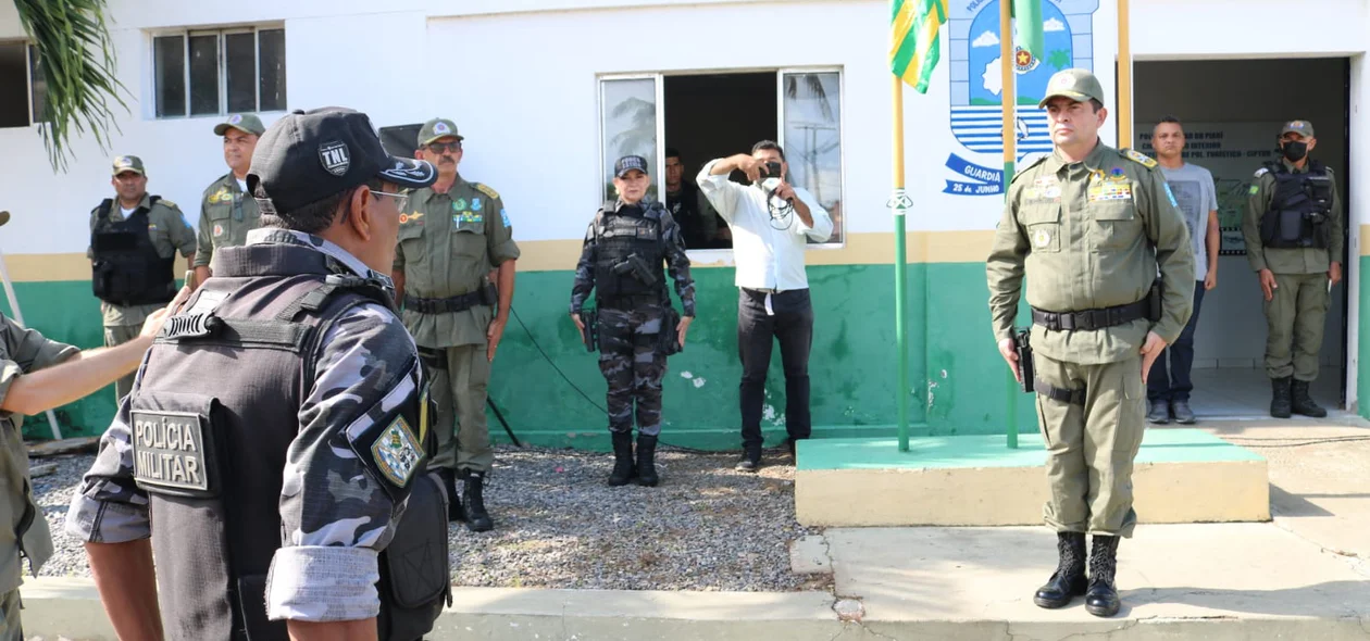 Coronel Scheiwann Lopes fez a passagem do comando de Luís Correia
