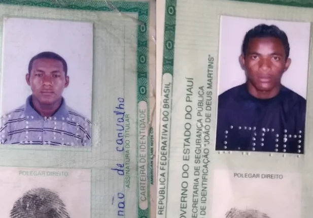 Dario Arão de Carvalho e Eluilson José da Silva