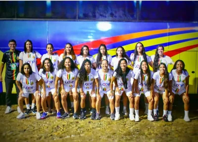 Delegação do Sampaio Corrêa fut7 para disputa da Nordeste Cup