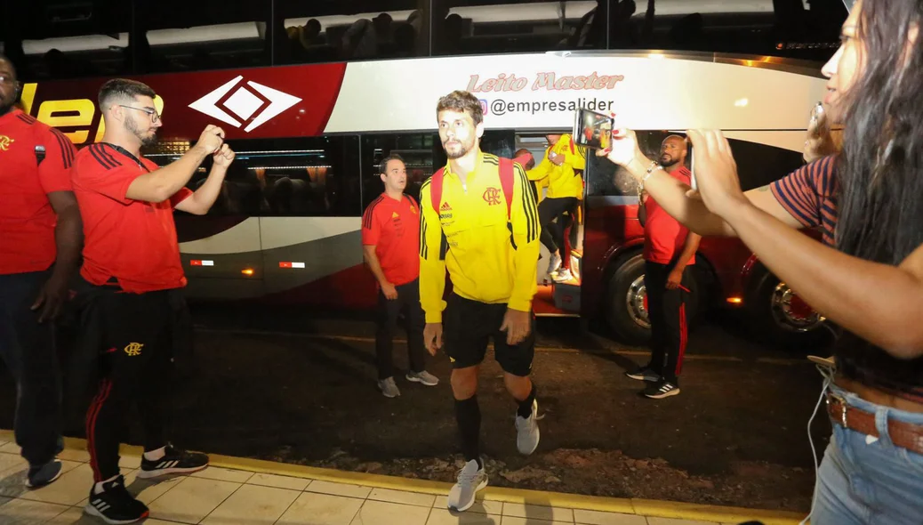 Desembarque dos jogadores