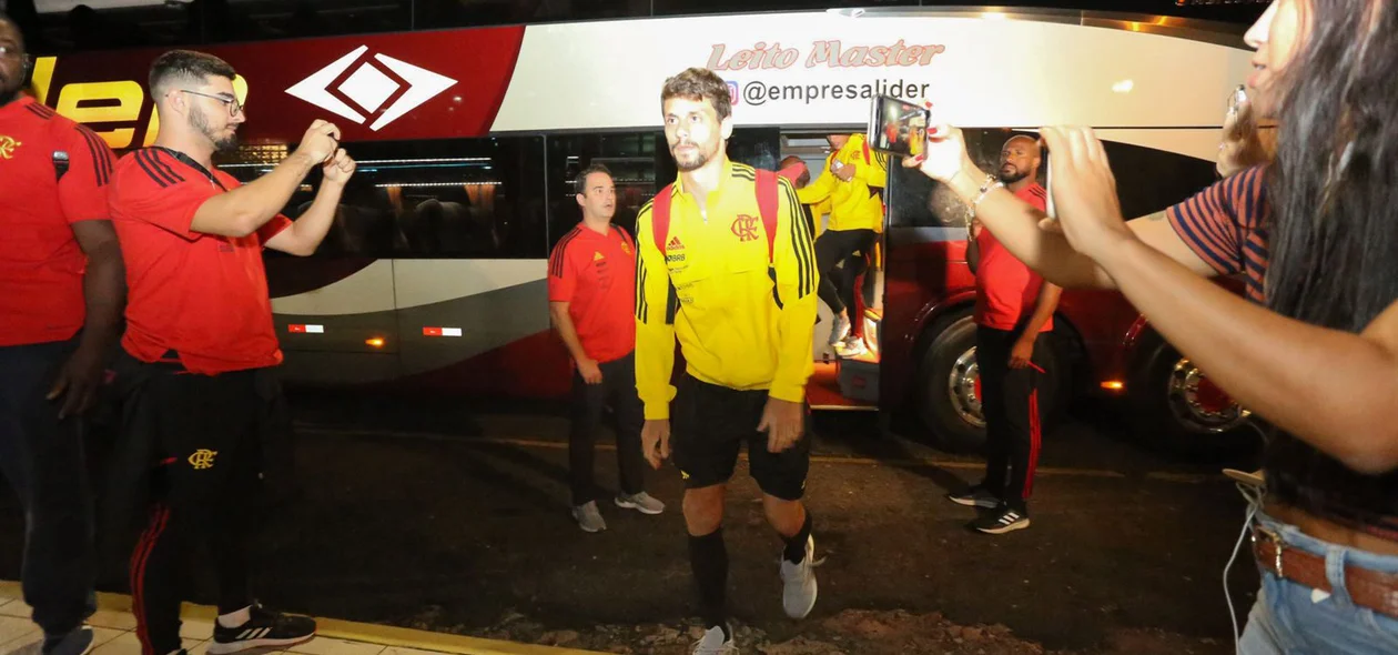 Desembarque dos jogadores