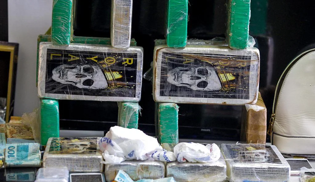 Droga apreendida pela DEPRE nessa sexta-feira, no bairro Uruguai