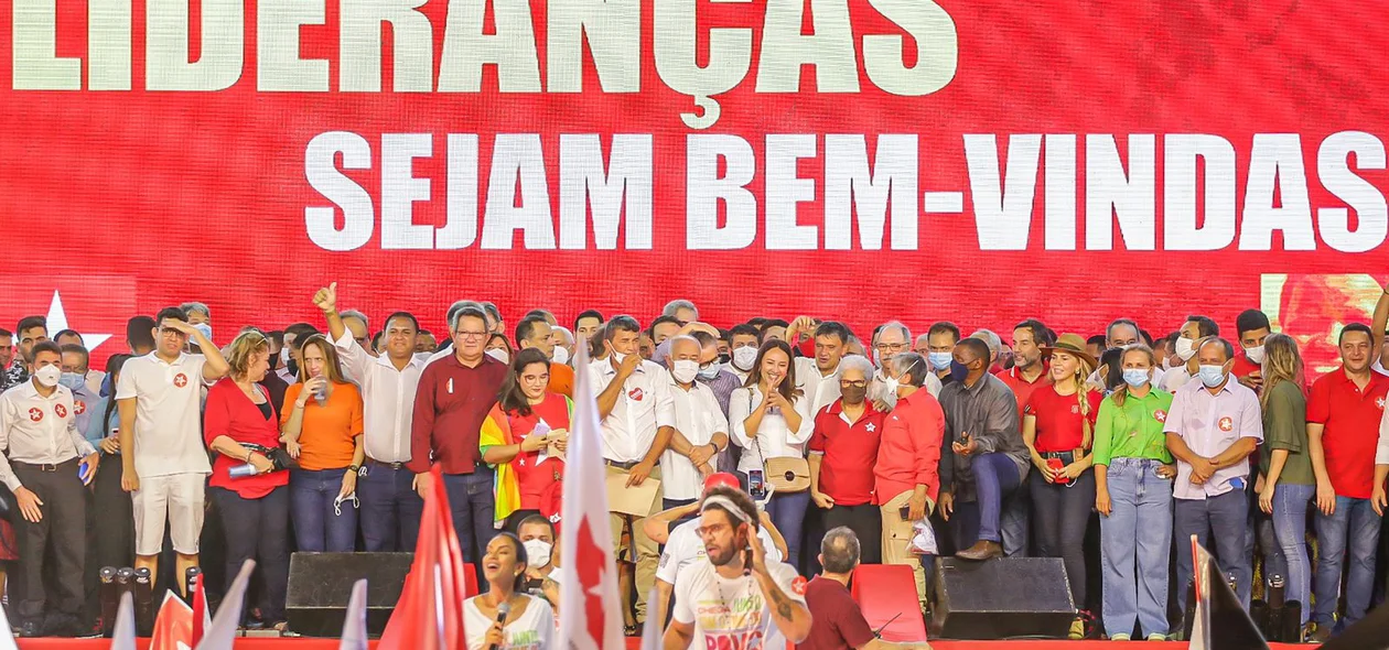 Evento de lançamento das pré-candidaturas de Wellington Dias e Rafael Fonteles