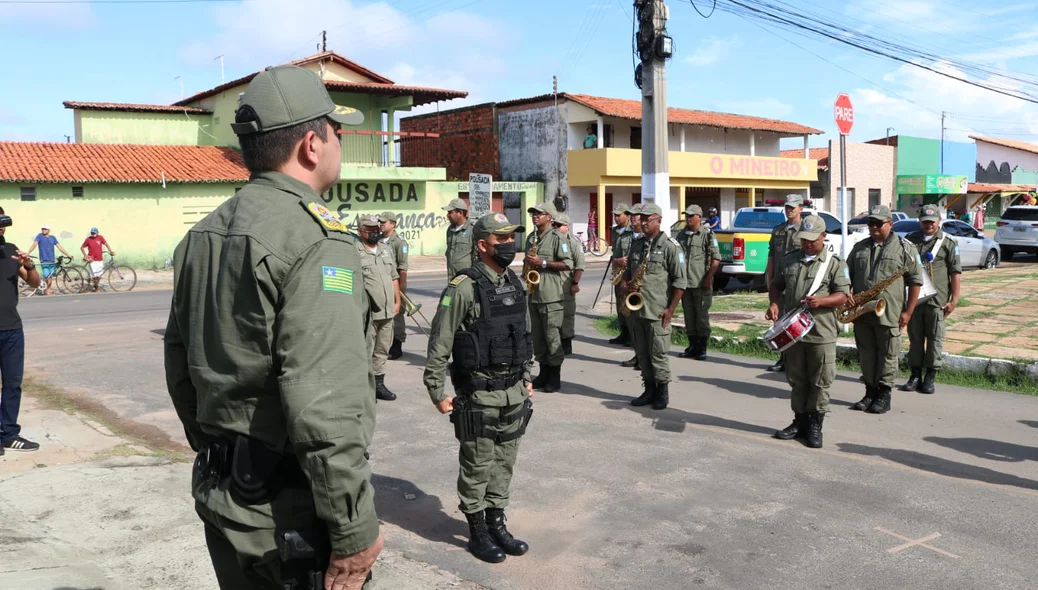 Evento de passagem de comando do Batalhão de Luís Correia