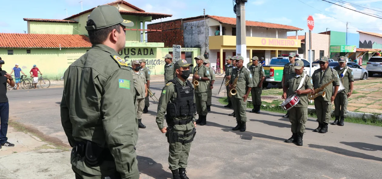 Evento de passagem de comando do Batalhão de Luís Correia