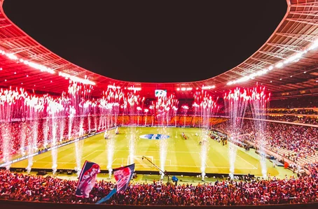 Festa na Arena Castelão após a vitória do Fortaleza sobre o Sport pela Copa do Nordeste