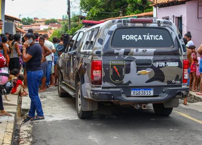 Força Tarefa no local do crime
