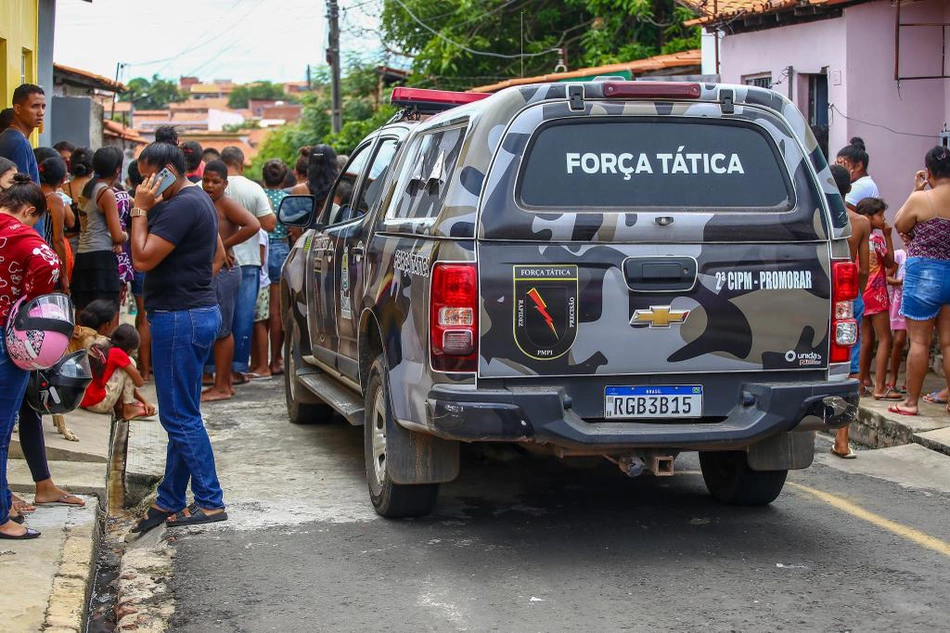 Força Tarefa no local do crime