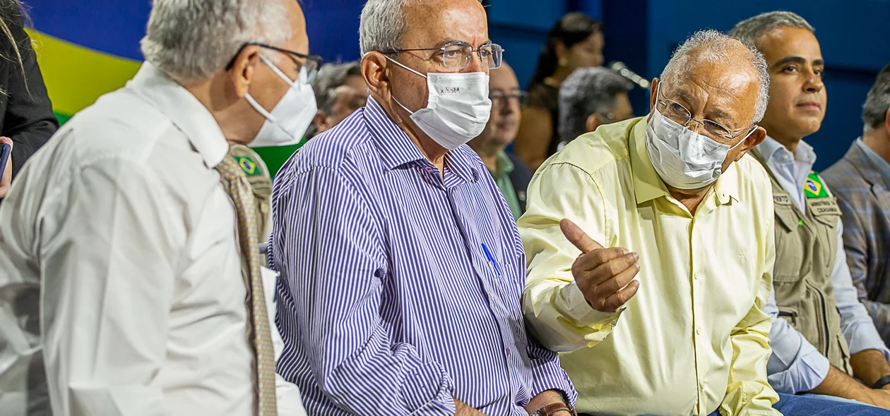 Gildásio Guedes, Átila Lira e  Dr. Pessoa