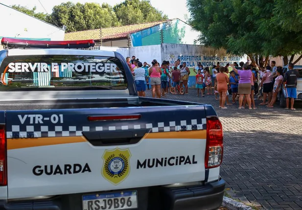 Guarda Municipal foi chamada pela direção da escola após chegada dos pais