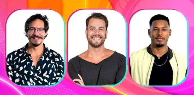 Gustavo e Paulo André estão no 16º paredão do Big Brother Brasil