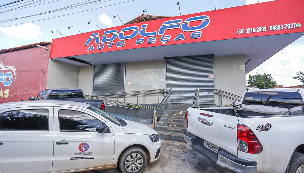 Intedição de lojas do empresário Adolfo Pablo