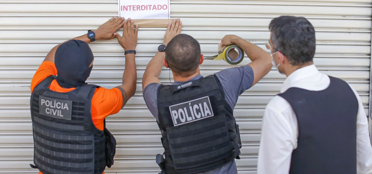 Interdição da loja