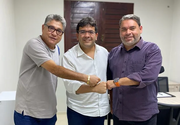 James Guerra em reunião com João Mádison e Rafael Fonteles