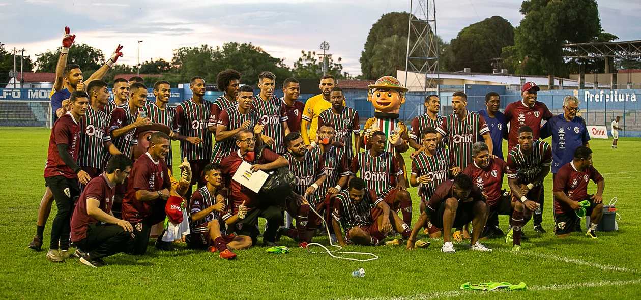Jogadores do Fluminense
