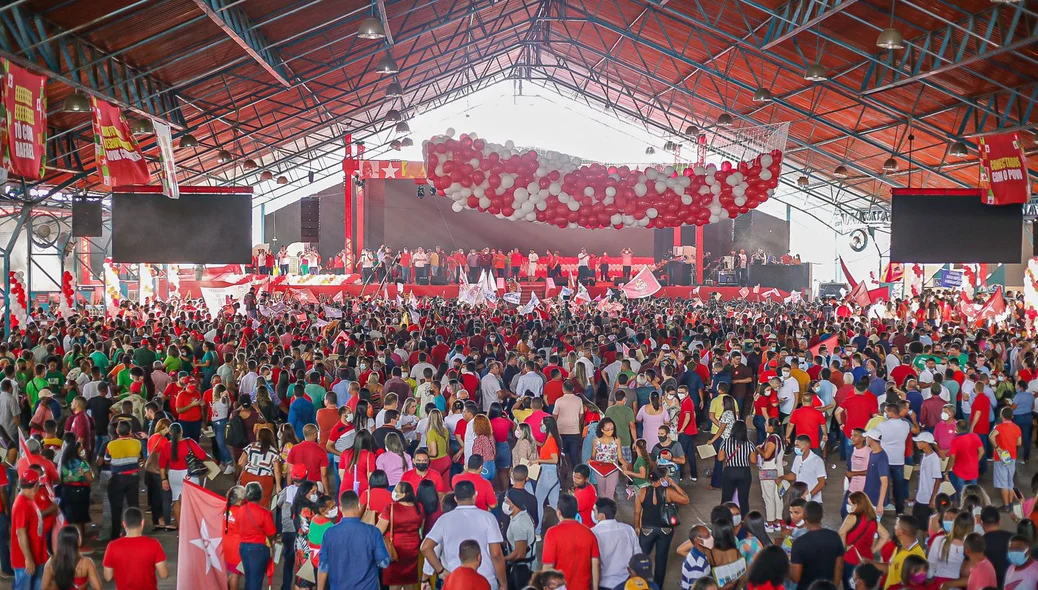 Lançamento das pré-candidaturas de Rafael Fonteles e Wellington Dias