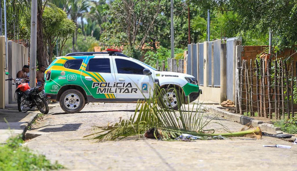 Local onde houve o linchamento