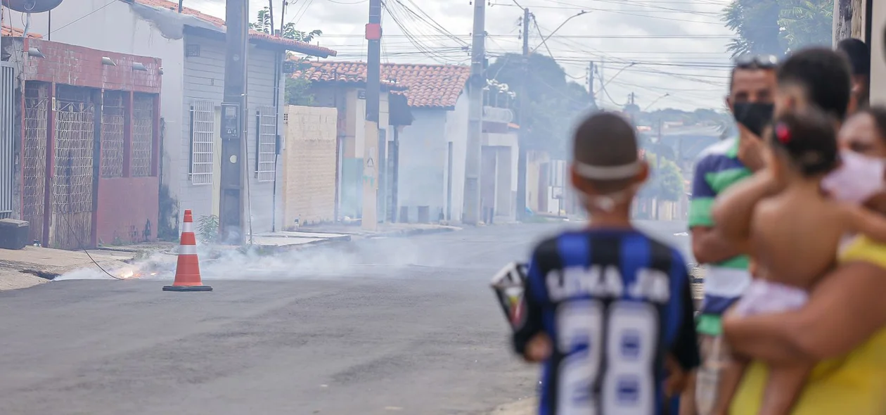 Moradores ficaram assustado com o com o ocorrido